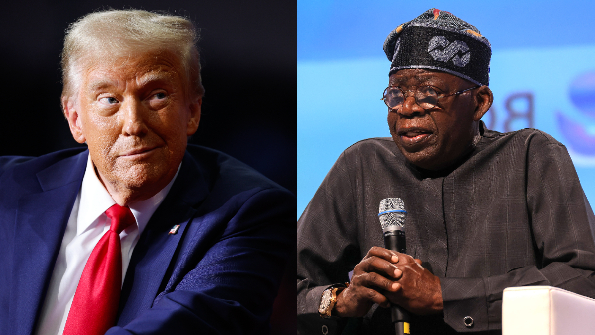 Bola Ahmed Tinubu and Donald Trump